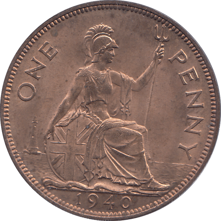 1940 PENNY ( AUNC ) - PENNY - Cambridgeshire Coins