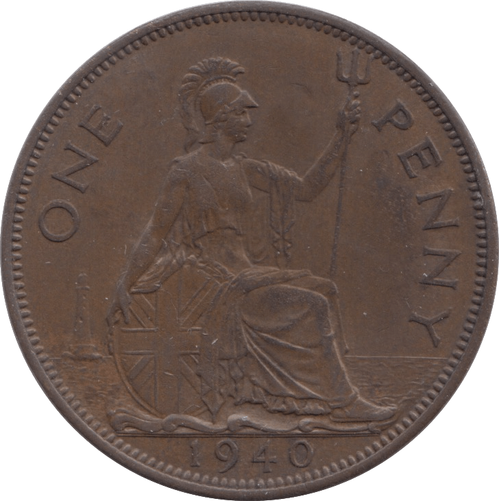 1940 PENNY BRITANNIA ( AUNC ) - PENNY - Cambridgeshire Coins