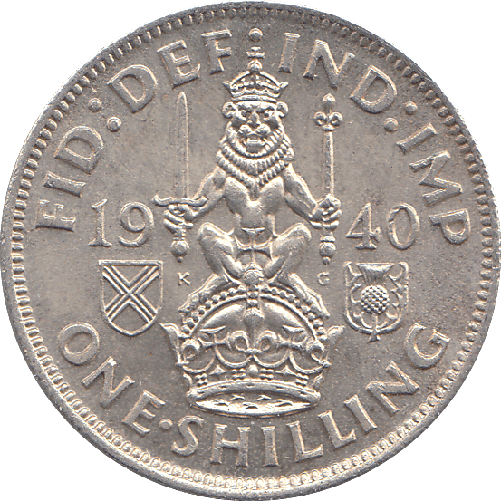 1940 SCOTTISH SHILLING ( BU ) - SHILLING - Cambridgeshire Coins