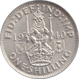 1940 SHILLING ( AUNC ) SCOTTISH - SHILLING - Cambridgeshire Coins