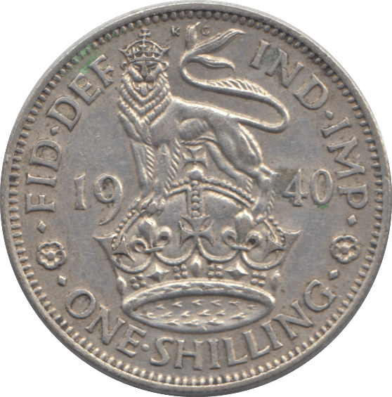 1940 SHILLING ( AUNC ) - SHILLING - Cambridgeshire Coins