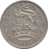 1940 SHILLING ( AUNC ) - SHILLING - Cambridgeshire Coins