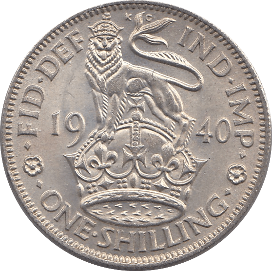 1940 SHILLING ( UNC ) ENGLAND - Shilling - Cambridgeshire Coins
