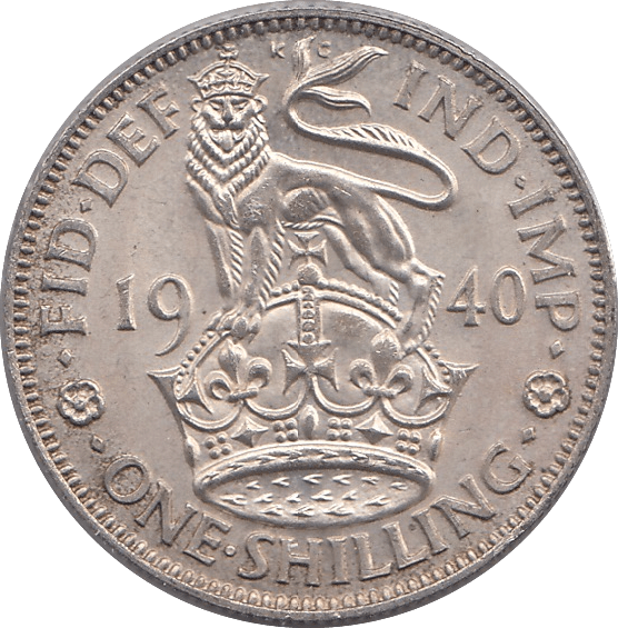 1940 SHILLING ( UNC ) ENGLAND - Shilling - Cambridgeshire Coins