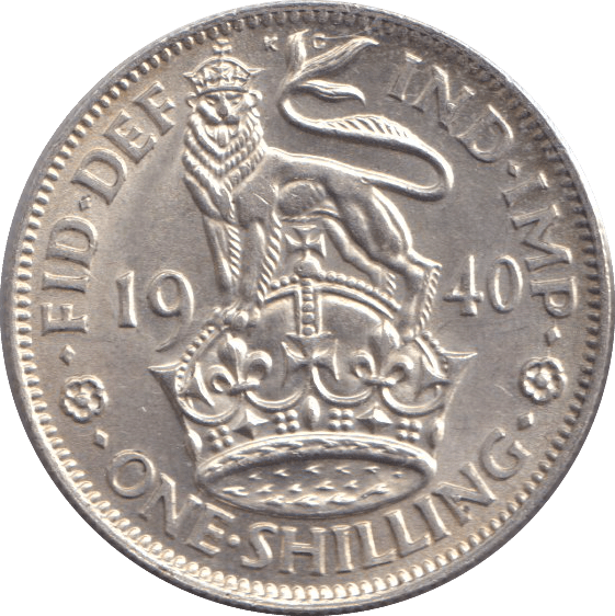 1940 SHILLING ( UNC ) - SHILLING - Cambridgeshire Coins