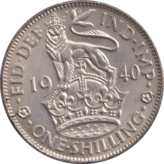 1940 SHILLING ( UNC ) - SHILLING - Cambridgeshire Coins