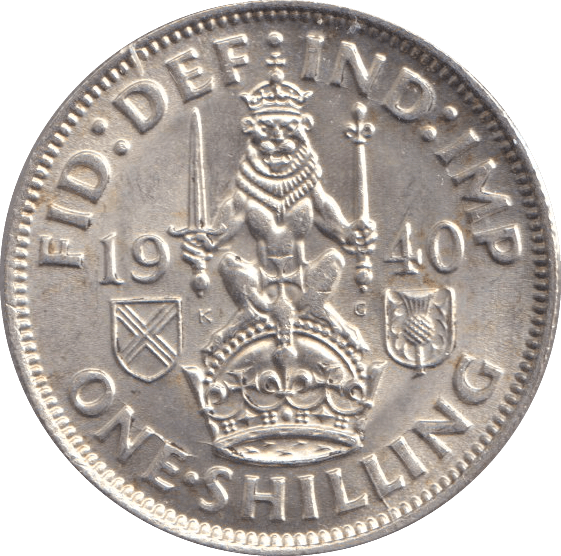 1940 SHILLING ( UNC ) - SHILLING - Cambridgeshire Coins