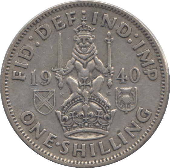 1940 SHILLING ( VF ) - SHILLING - Cambridgeshire Coins