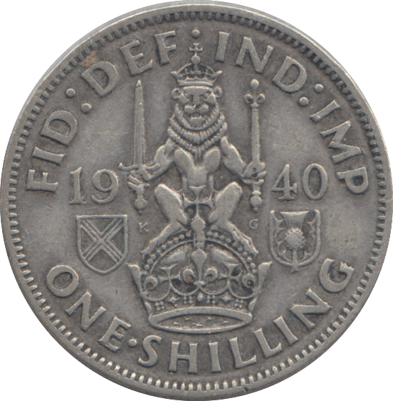 1940 SHILLING ( VF ) - SHILLING - Cambridgeshire Coins