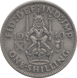 1940 SHILLING ( VF ) - SHILLING - Cambridgeshire Coins