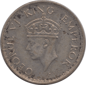 1940 SILVER HALF RUPEE INDIA - SILVER WORLD COINS - Cambridgeshire Coins