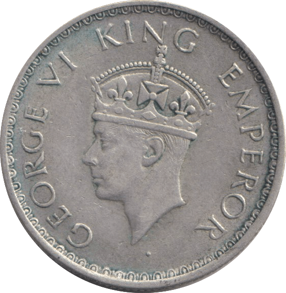 1940 SILVER HALF RUPEE INDIA - WORLD COINS - Cambridgeshire Coins