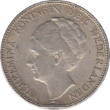 1940 SILVER NETHERLANDS ONE GULDEN - SILVER WORLD COINS - Cambridgeshire Coins