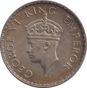 1940 SILVER ONE RUPEE INDIA - SILVER WORLD COINS - Cambridgeshire Coins