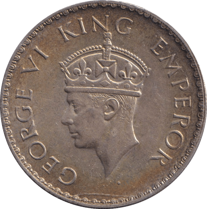 1940 SILVER ONE RUPEE INDIA - SILVER WORLD COINS - Cambridgeshire Coins