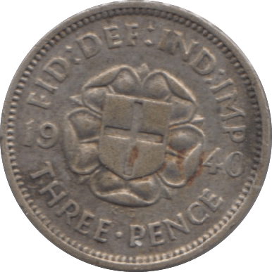 1940 SILVER THREEPENCE ( FINE ) - Threepence - Cambridgeshire Coins