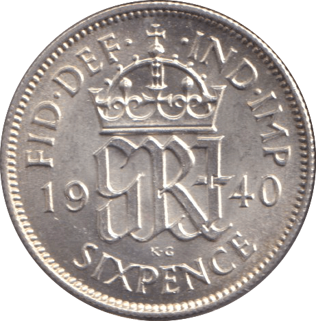 1940 SIXPENCE ( AUNC ) - SIXPENCE - Cambridgeshire Coins