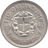 1940 SIXPENCE ( AUNC ) - SIXPENCE - Cambridgeshire Coins
