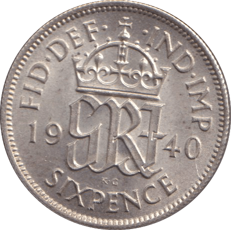 1940 SIXPENCE ( UNC ) - SIXPENCE - Cambridgeshire Coins