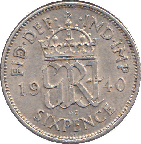 1940 SIXPENCE ( UNC ) - SIXPENCE - Cambridgeshire Coins