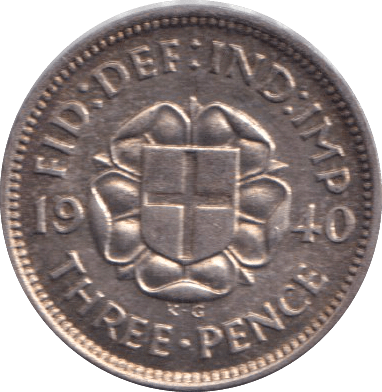 1940 THREEPENCE ( BU ) - THREEPENCE - Cambridgeshire Coins
