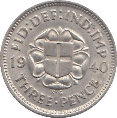1940 THREEPENCE ( EF ) - WORLD COINS - Cambridgeshire Coins