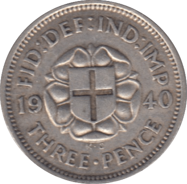 1940 THREEPENCE ( FINE ) - THREEPENCE - Cambridgeshire Coins