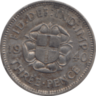 1940 THREEPENCE ( GVF ) - THREEPENCE - Cambridgeshire Coins