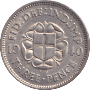 1940 THREEPENCE ( UNC ) 3 - Threepence - Cambridgeshire Coins