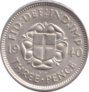 1940 THREEPENCE ( UNC ) - THREEPENCE - Cambridgeshire Coins