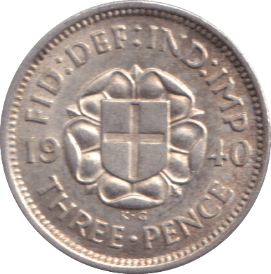 1940 THREEPENCE ( UNC ) - THREEPENCE - Cambridgeshire Coins