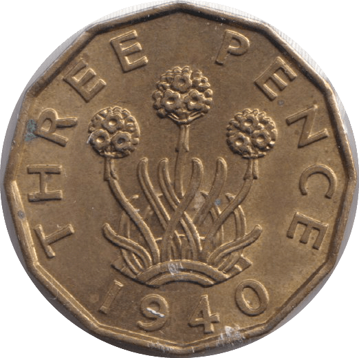 1940 THREEPENCE ( UNC ) - THREEPENCE - Cambridgeshire Coins