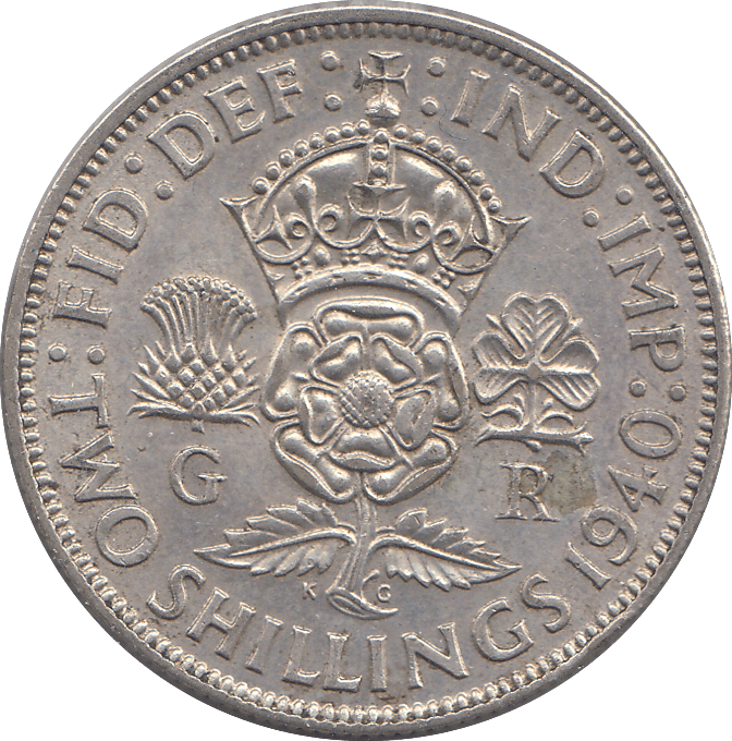 1940 TWO SHILLINGS ( AUNC ) - TWO SHILLINGS - Cambridgeshire Coins