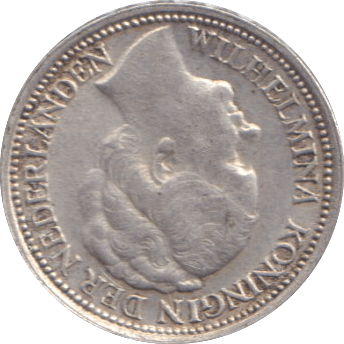 1941 10 CENTS NETHERLANDS - SILVER WORLD COINS - Cambridgeshire Coins
