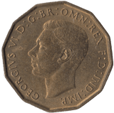 1941 BRASS THREEPENCE ( UNC ) 1 - Threepence - Cambridgeshire Coins
