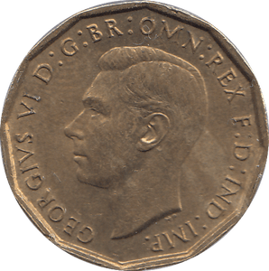 1941 BRASS THREEPENCE ( UNC ) - THREEPENCE - Cambridgeshire Coins