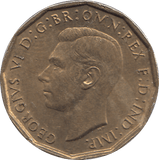 1941 BRASS THREEPENCE ( UNC ) - THREEPENCE - Cambridgeshire Coins