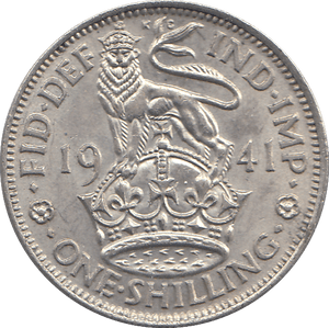1941 ENGLISH SHILLING ( AUNC ) - SHILLING - Cambridgeshire Coins