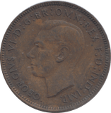 1941 FARTHING ( AUNC ) - FARTHING - Cambridgeshire Coins