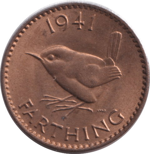 1941 FARTHING ( UNC ) - FARTHING - Cambridgeshire Coins