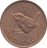 1941 FARTHING ( UNC ) - FARTHING - Cambridgeshire Coins