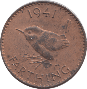 1941 FARTHING ( UNC ) - HALFPENNY - Cambridgeshire Coins