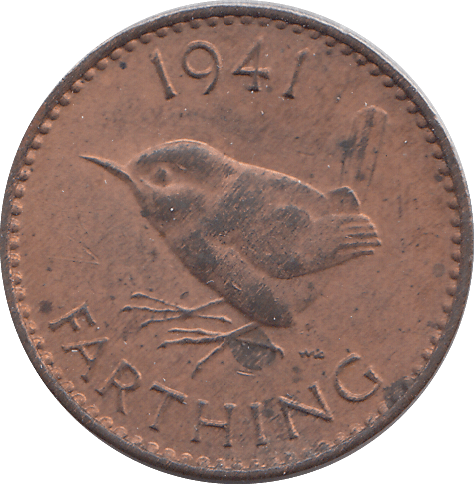 1941 FARTHING ( UNC ) - HALFPENNY - Cambridgeshire Coins