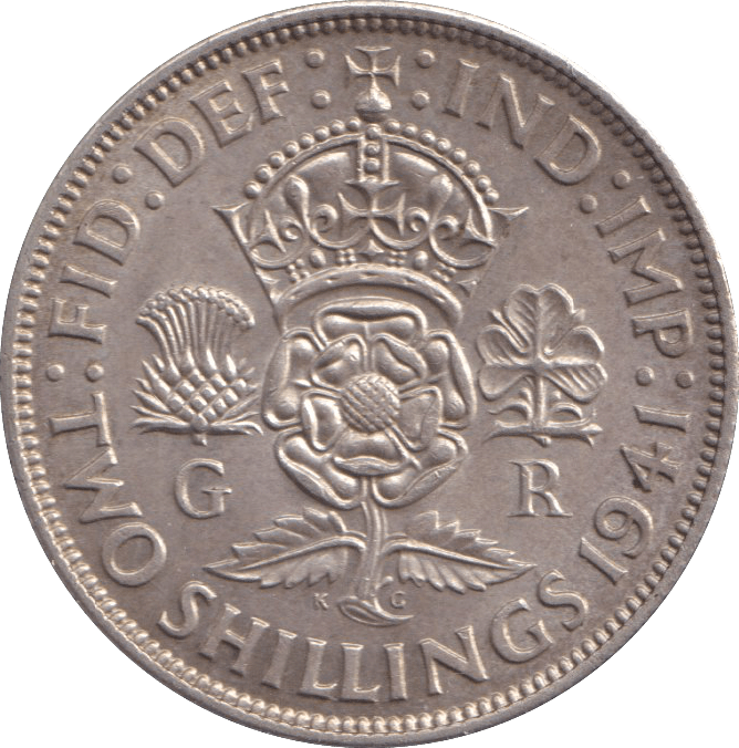 1941 FLORIN ( AUNC ) - FLORIN - Cambridgeshire Coins
