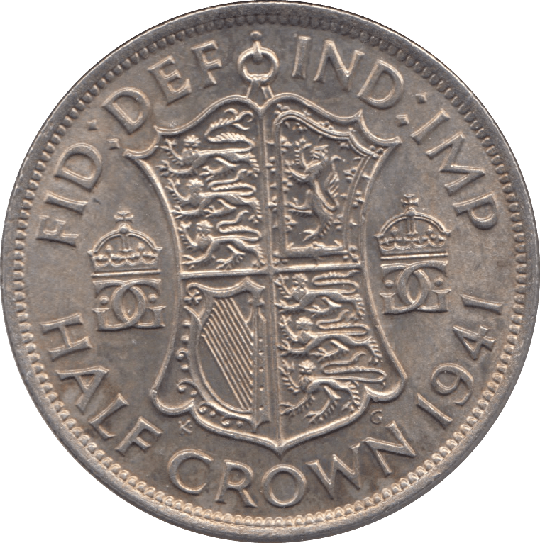1941 HALFCROWN ( AUNC ) - Halfcrown - Cambridgeshire Coins