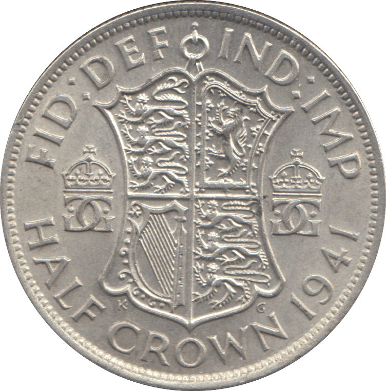 1941 HALFCROWN ( AUNC ) - HALFCROWN - Cambridgeshire Coins