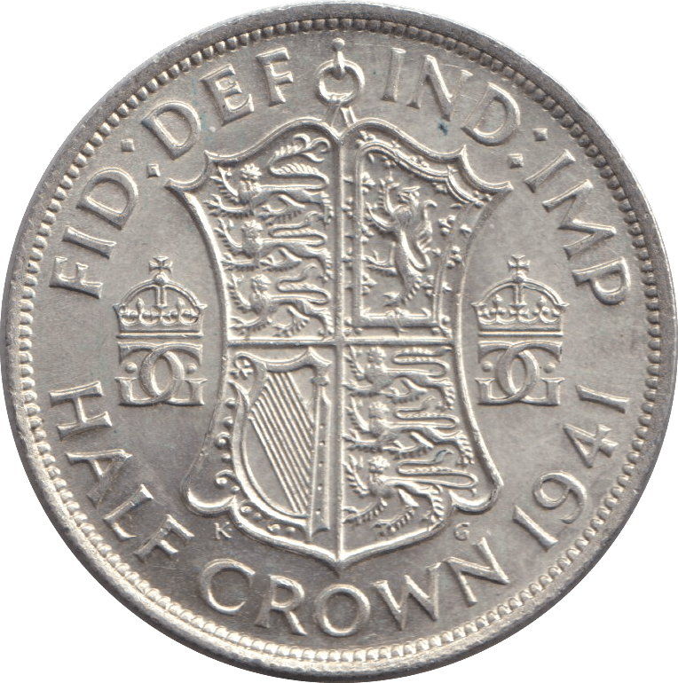 1941 HALFCROWN ( AUNC ) - HALFCROWN - Cambridgeshire Coins