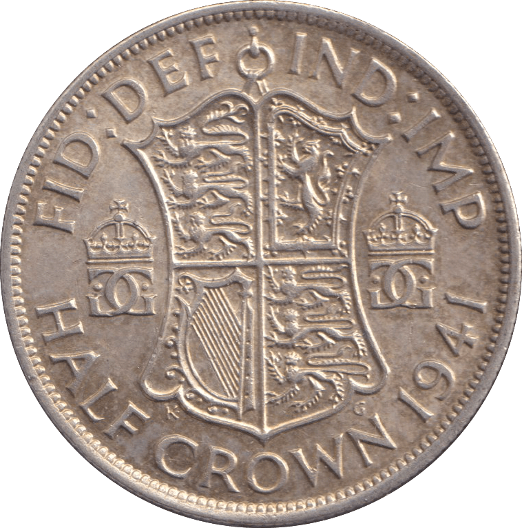 1941 HALFCROWN ( AUNC ) - WORLD COINS - Cambridgeshire Coins