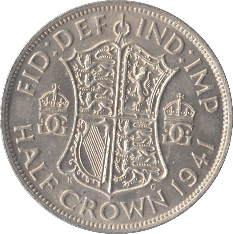 1941 HALFCROWN ( BU ) - HALFCROWN - Cambridgeshire Coins