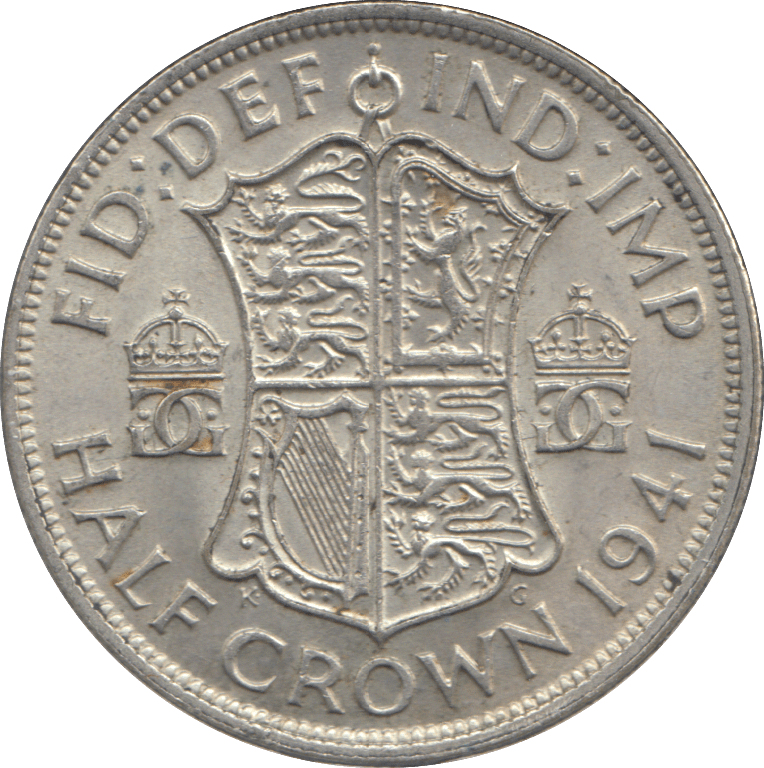 1941 HALFCROWN ( EF ) - HALFCROWN - Cambridgeshire Coins